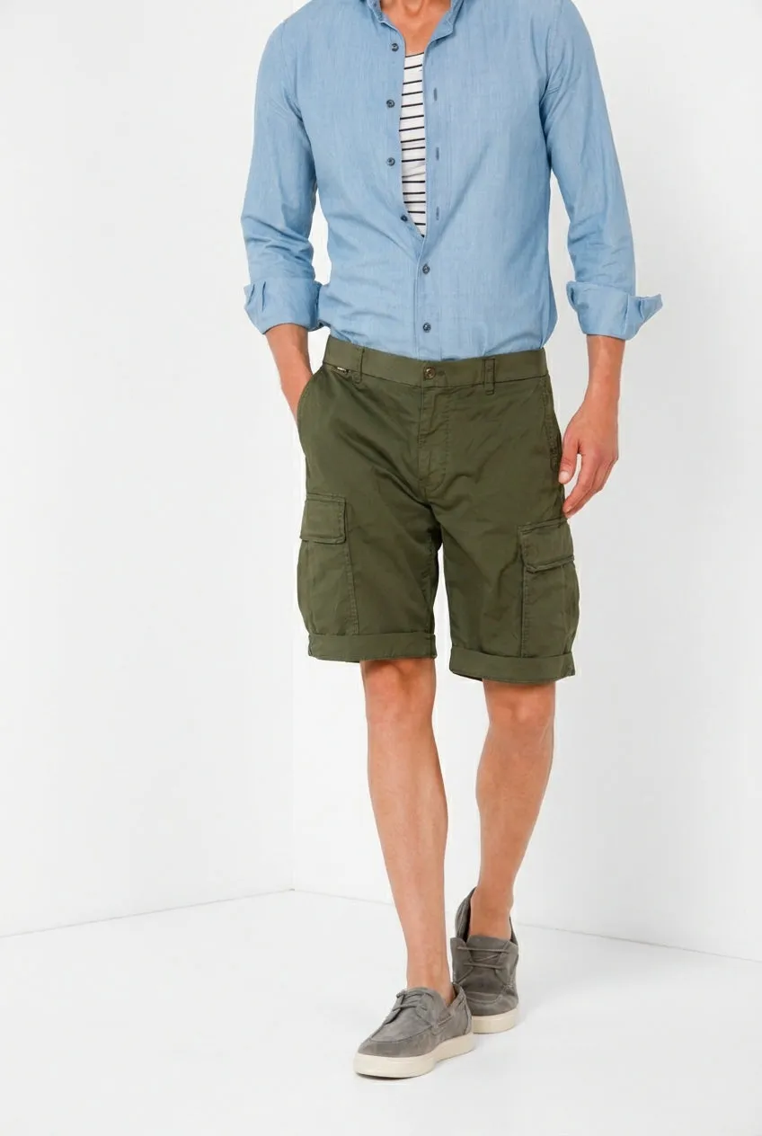 Mason's Cargo M74 bermuda uomo verde relaxed