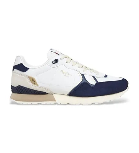 Pepe Jeans Brit Ivy M Sneaker uomo blu 40 pelle