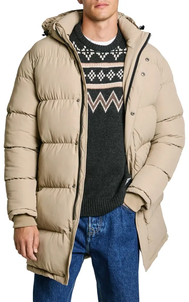 Pepe Jeans Torin Cappotto Uomo Imbottito con Cappuccio