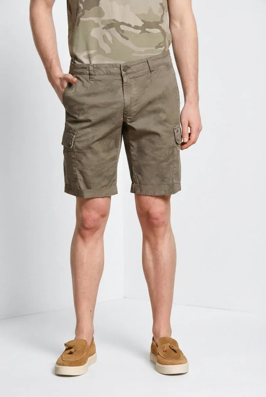 Mason's Chile bermuda cargo camou slim fit
