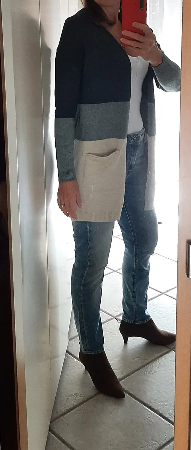 Only Onlqueen cardigan donna aperto maglia morbida