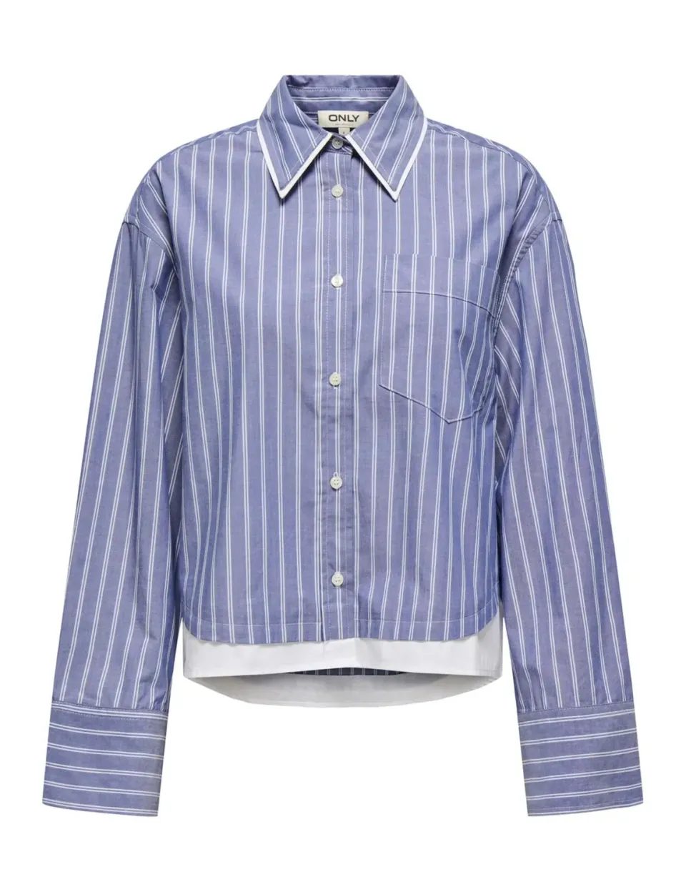 Only Onlblanca Life camicia donna manica lunga M