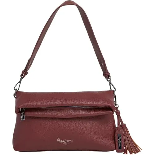 Pepe Jeans Gaia Borsa Donna Bordeaux Tracolla