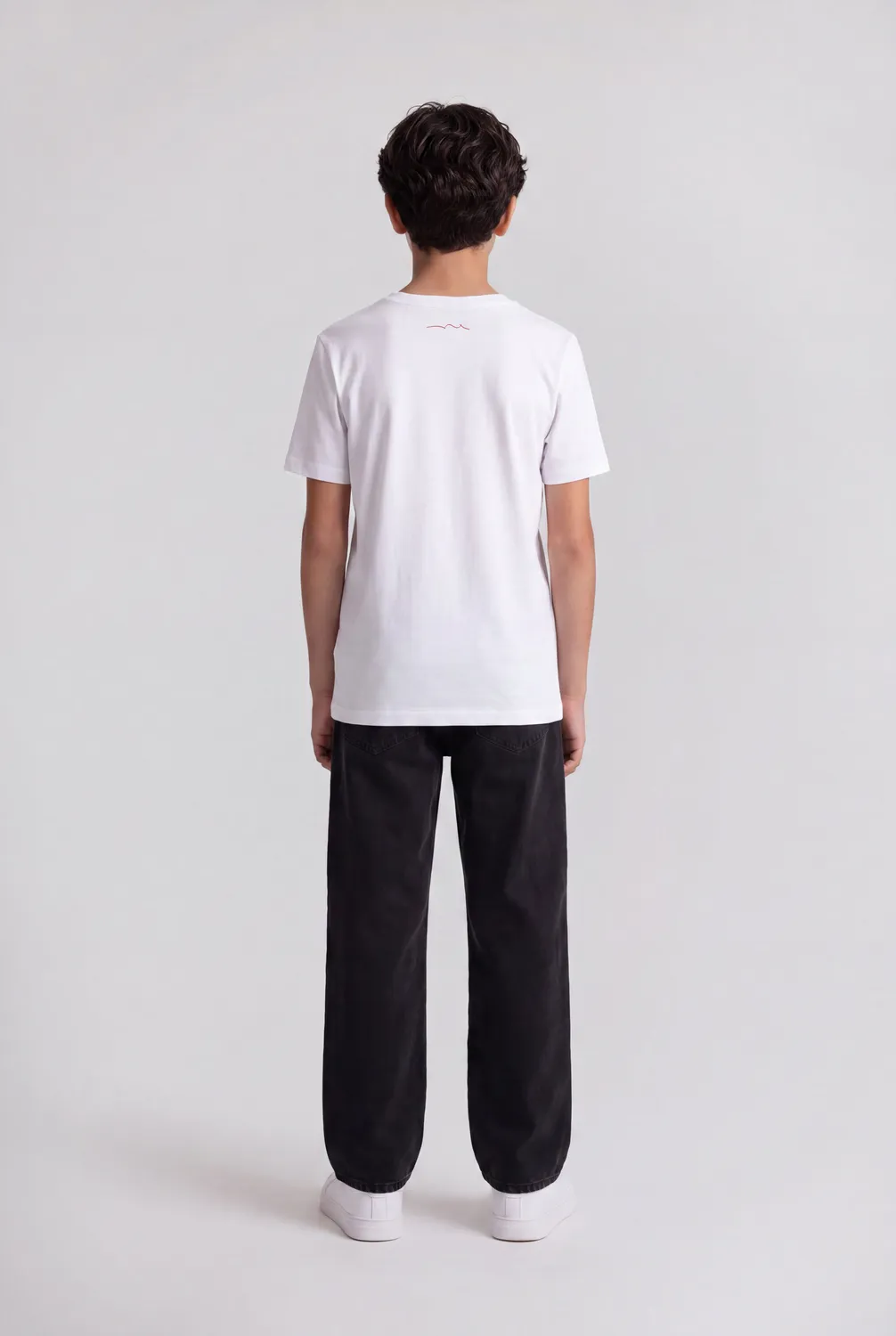 Teddy Smith T-Evan MC JR T-Shirt Bianco Cotone Ragazzo