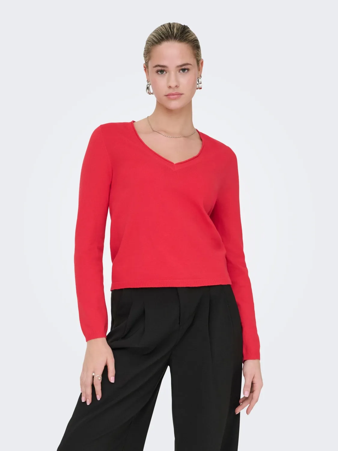 ONLY ONLLOYAL LIFE pullover scollo a V donna
