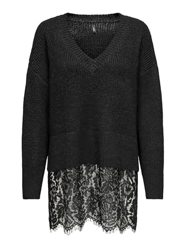 ONLY Onlvivia LS Life maglia donna M scollo a V