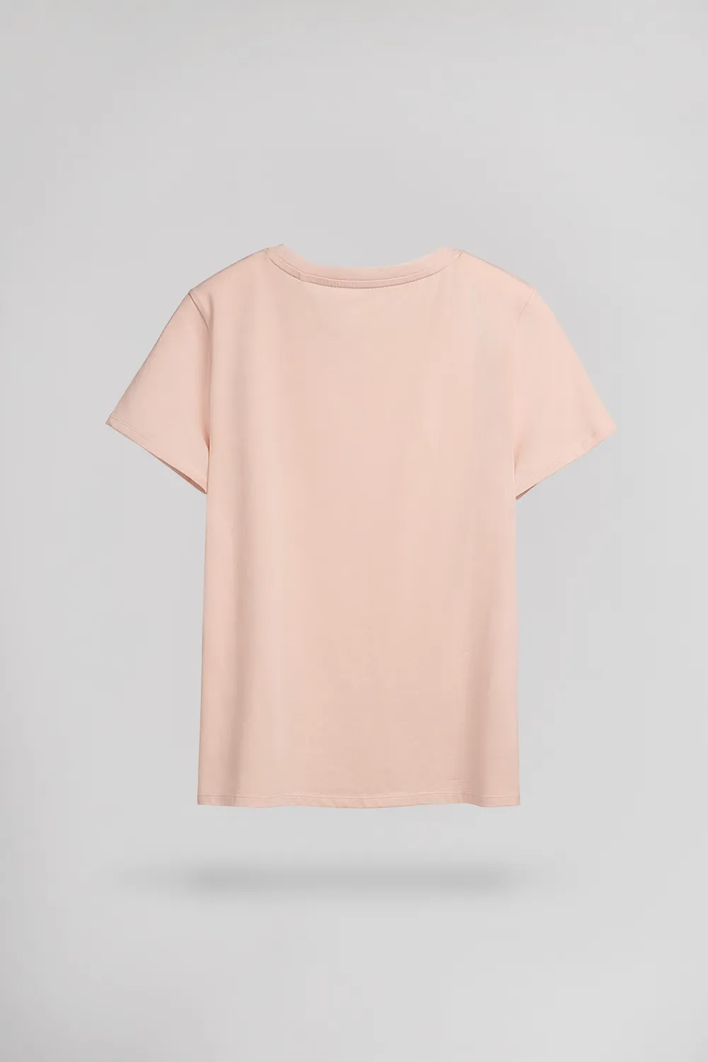 Teddy Smith T-Ribelle MC t-shirt rosa pallido cotone elasticizzato