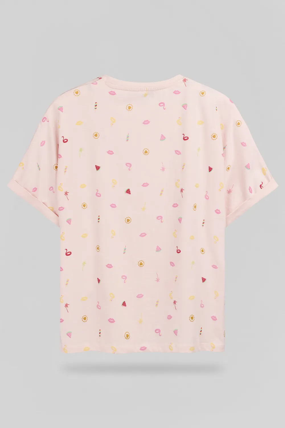 Teddy Smith T-Kady MC t-shirt donna Sweet Rose cotone
