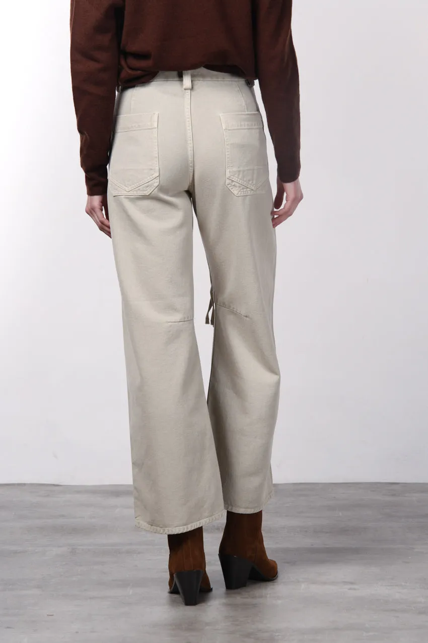 Mason's Valerie pantalone chino donna baloon ghiaccio