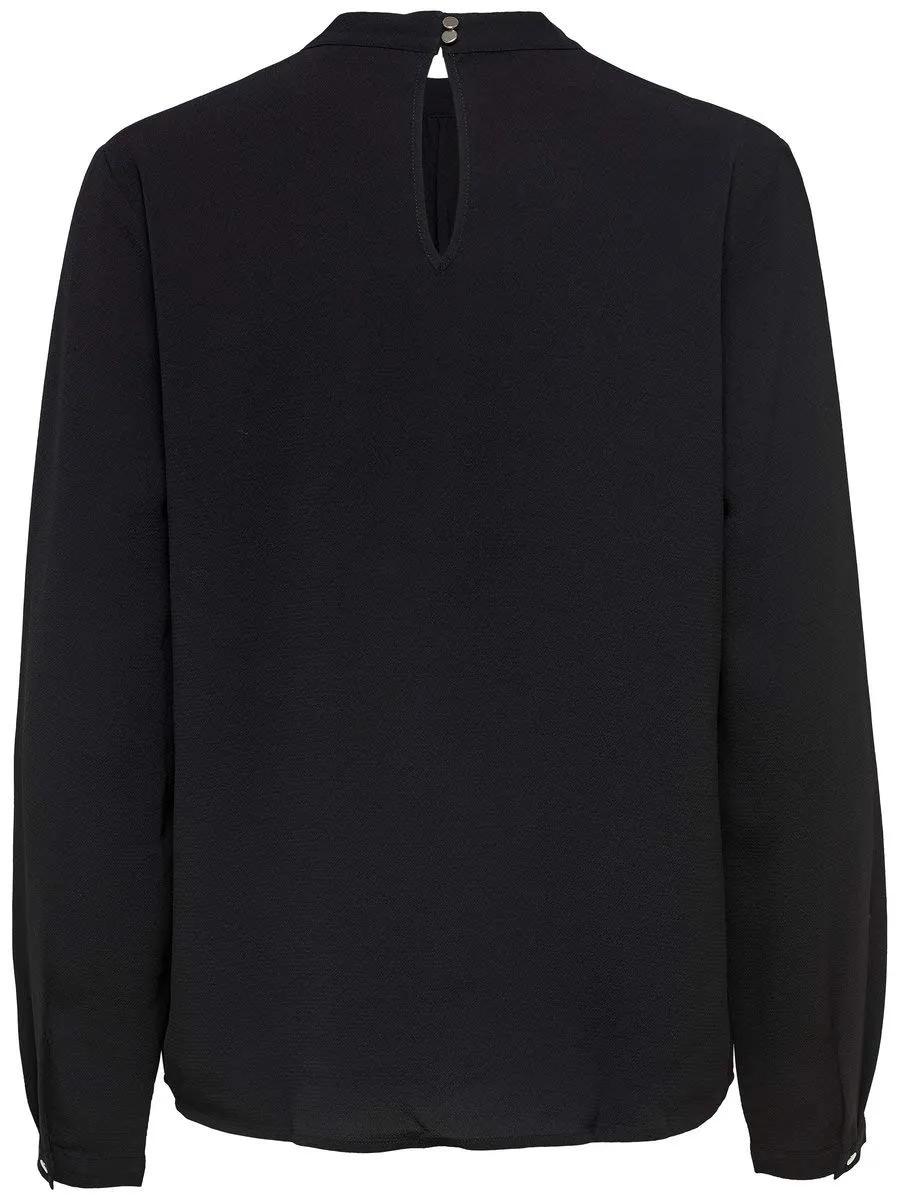 ONLY Onlnew Mallory camicia nera manica lunga 42
