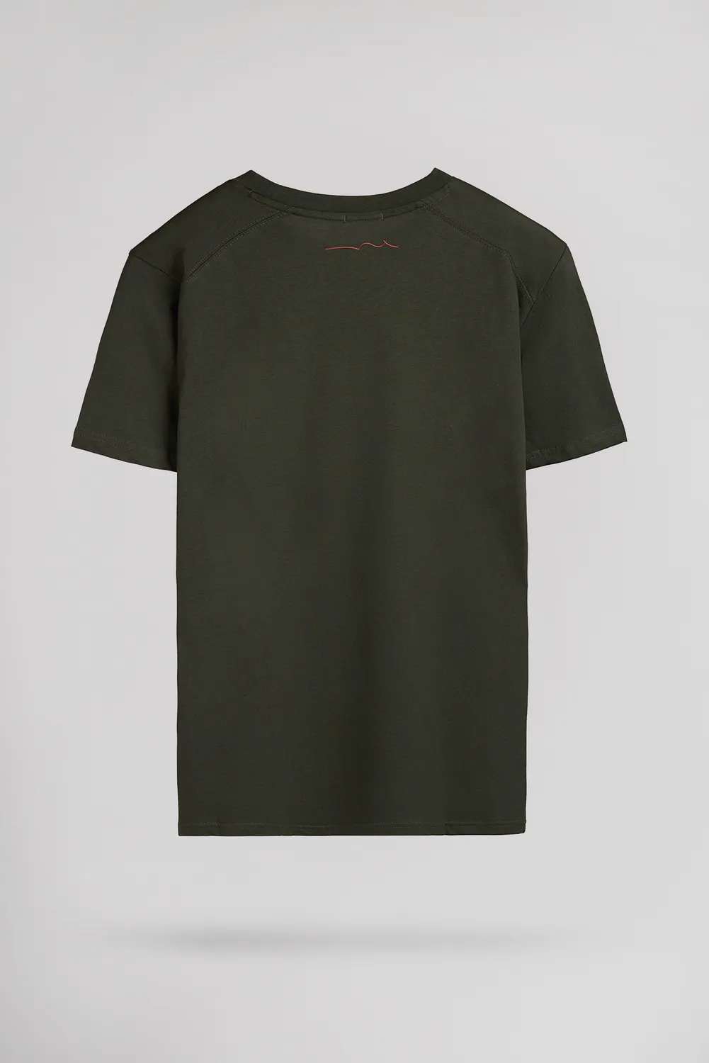 Teddy Smith T-John MC T-Shirt Uomo Kaki Cotone