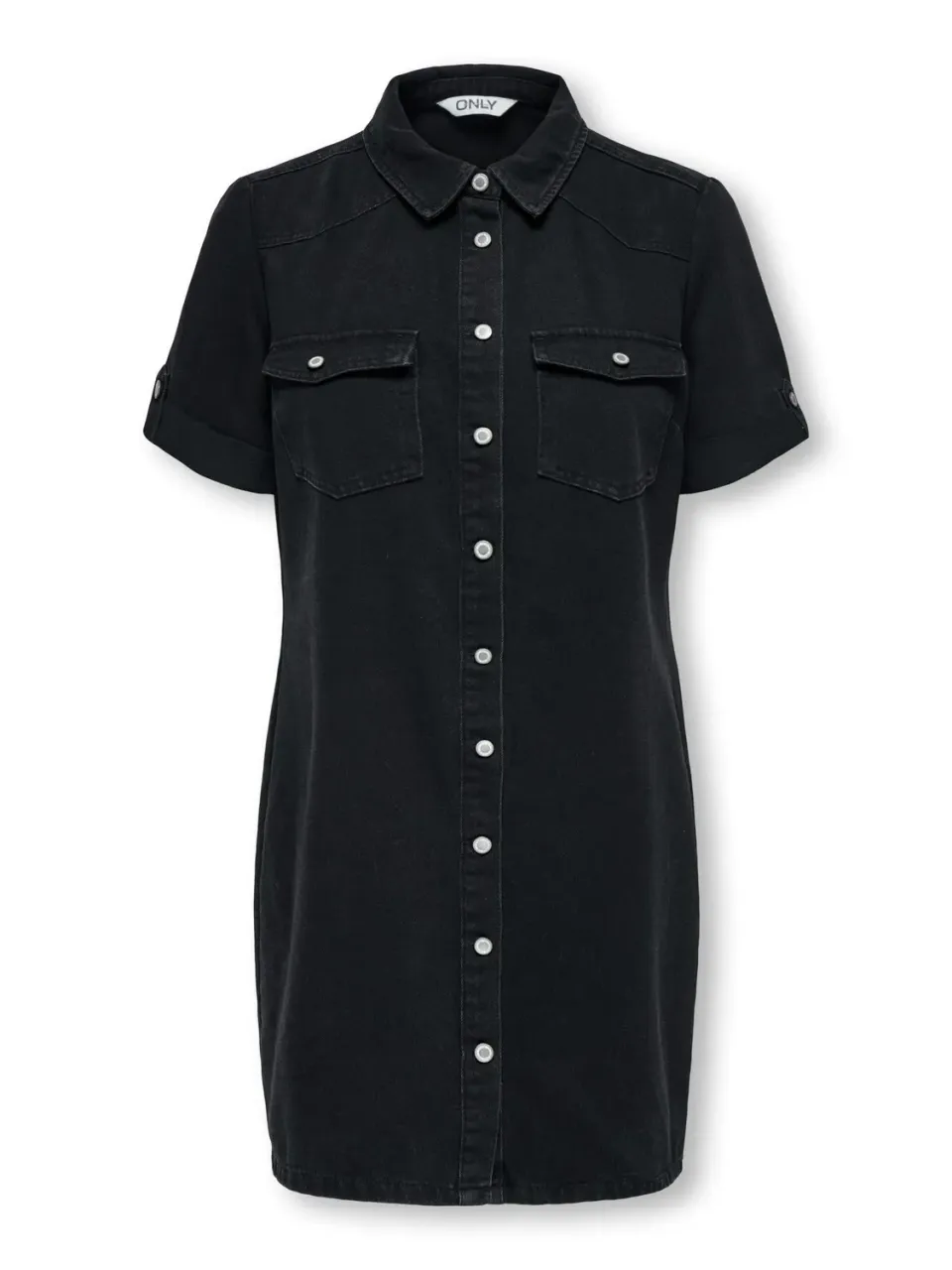 Only Onllisa vestito corto denim donna blu