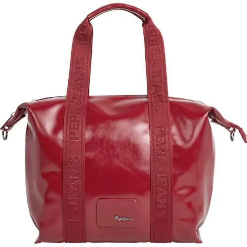 Pepe Jeans Chelsea Glossy borsa donna bowling nera