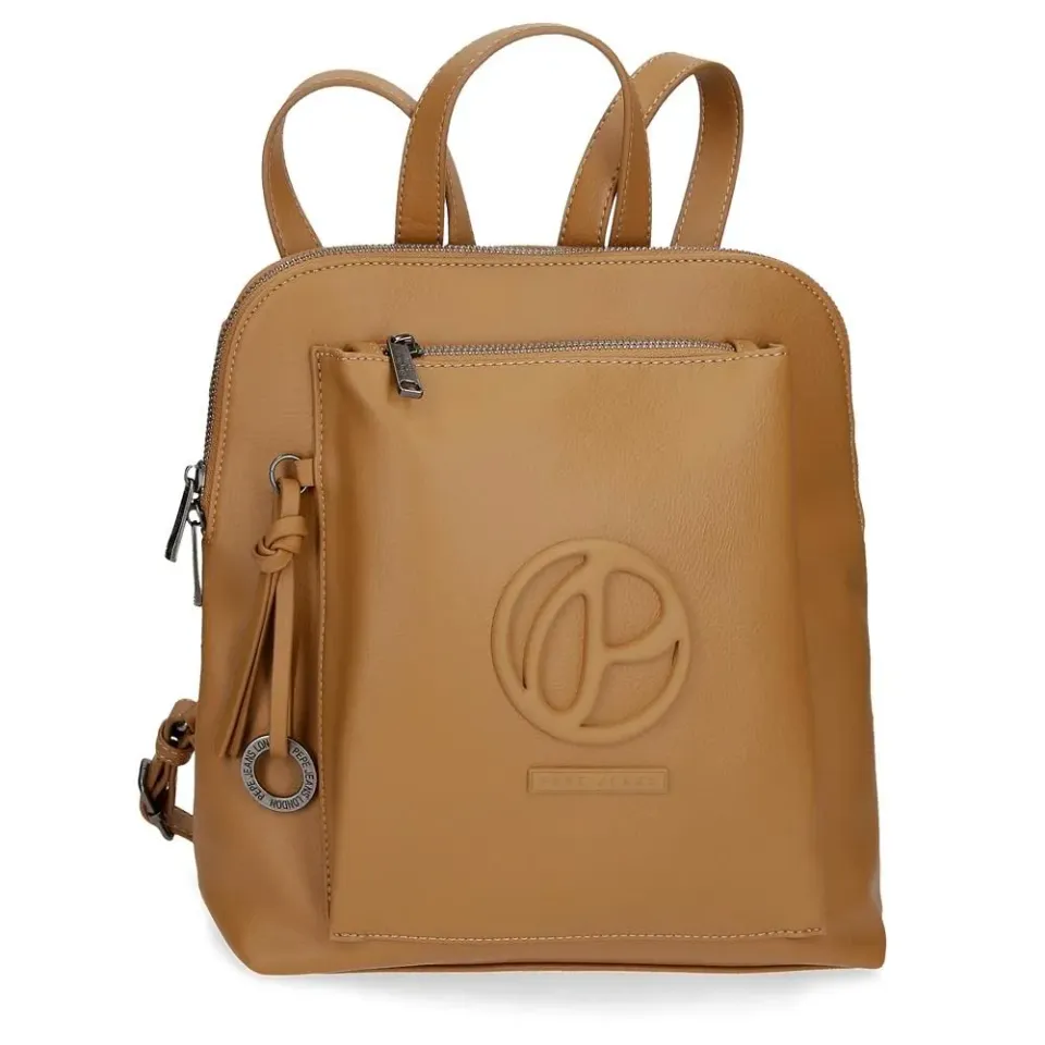 Pepe Jeans Mara zaino ecopelle mostarda piccolo