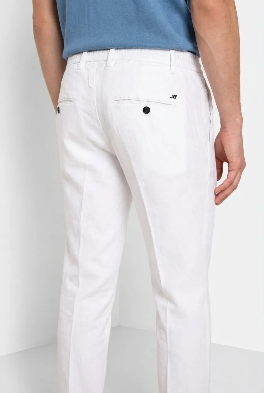 Mason's Milano Jogger chino uomo bianco extra slim