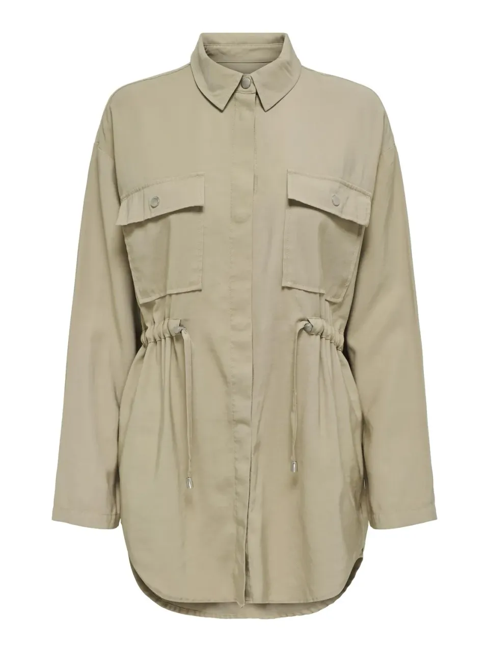 ONLY Onlnadine Giacca White Pepper con coulisse