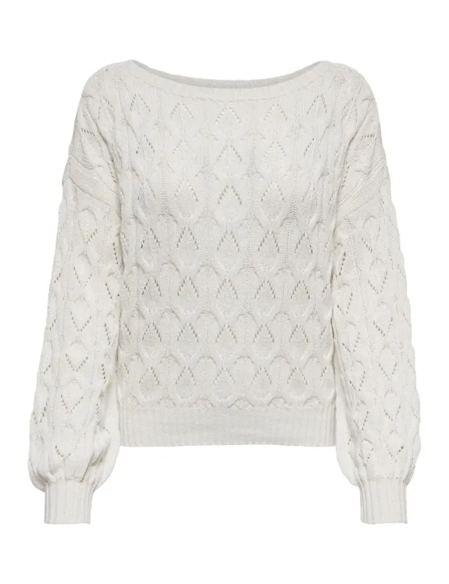 Only Onlbrynn pullover donna in maglia maniche lunghe
