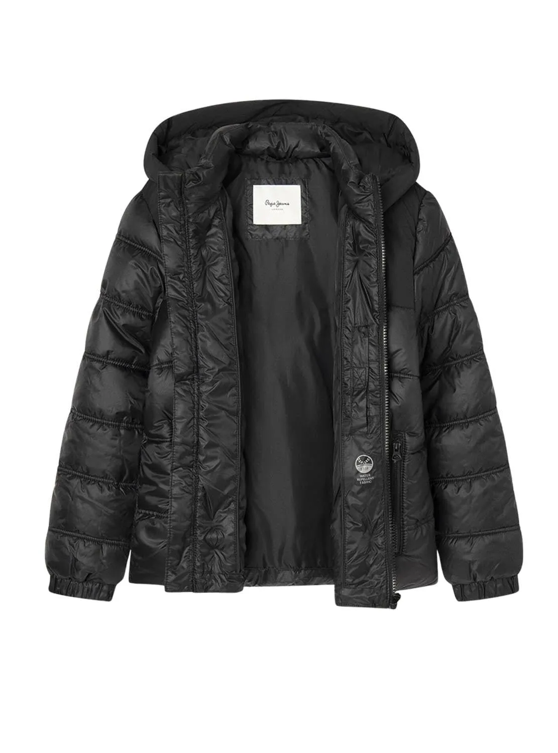 Pepe Jeans Odonis giacca ragazzo nera trapuntata