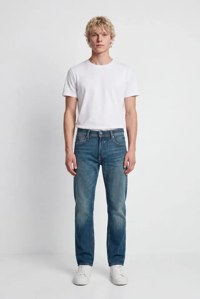 Teddy Smith Reg L32 Jeans Uomo dritti grigio blu