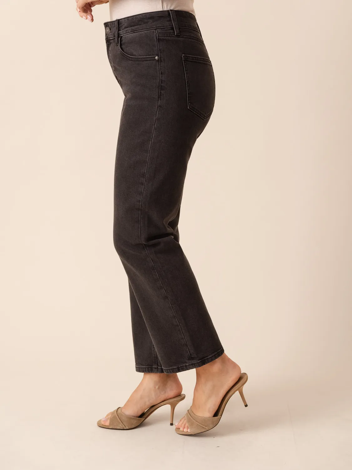 Oraije Solange jeans dritti neri