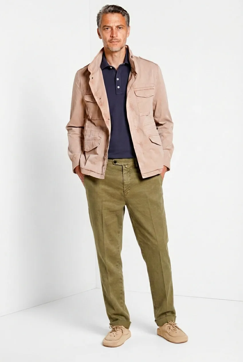 Mason's M74 Delamere Giubbotto Uomo Terra Twill Stretch