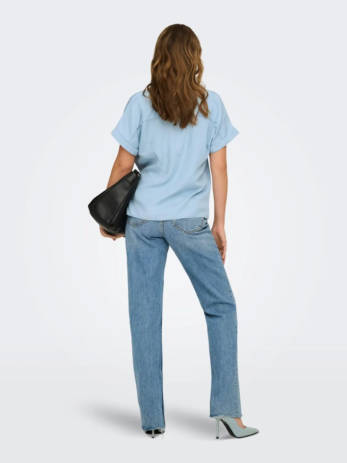 ONLY Onlcharis Life camicia donna maniche corte