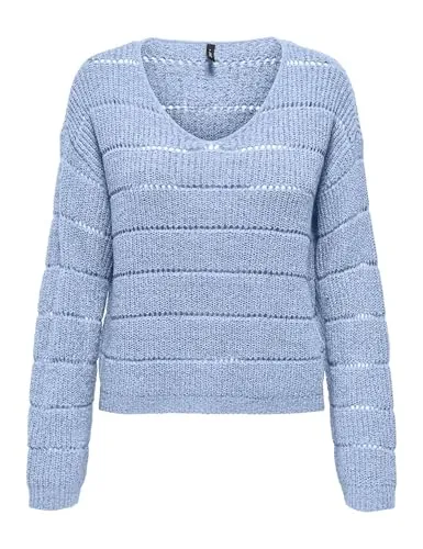 ONLY Onlpamela LS V-Neck Pullover pullover L scollo V