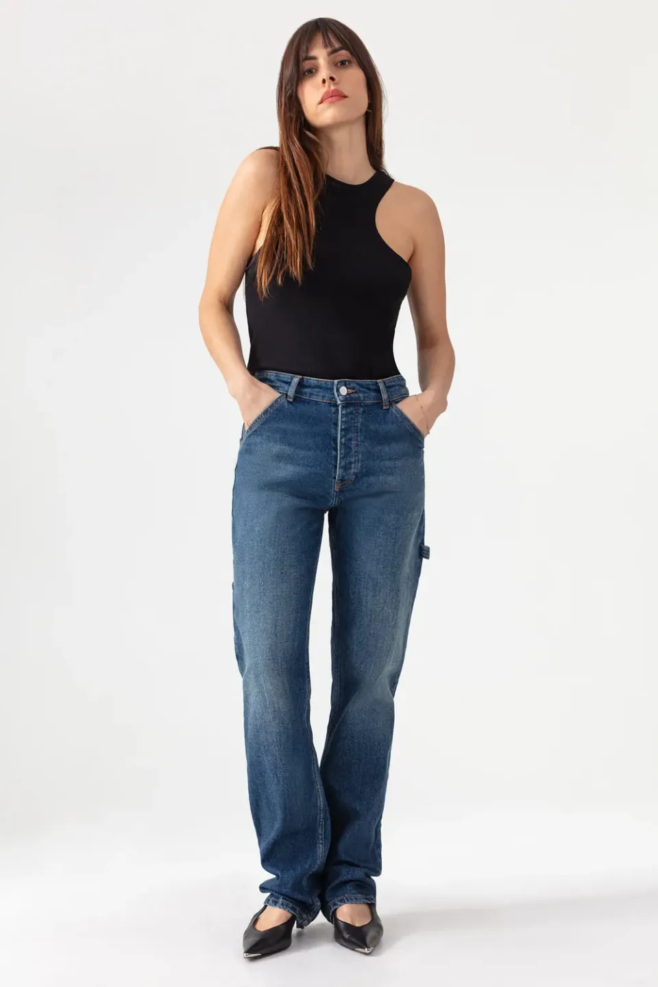 Acquaverde Amtrack jeans Light Aged carpenter
