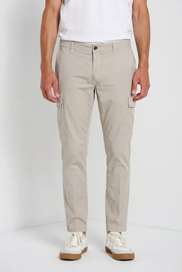 Mason's Chile Regular pantalone cargo grigio regular