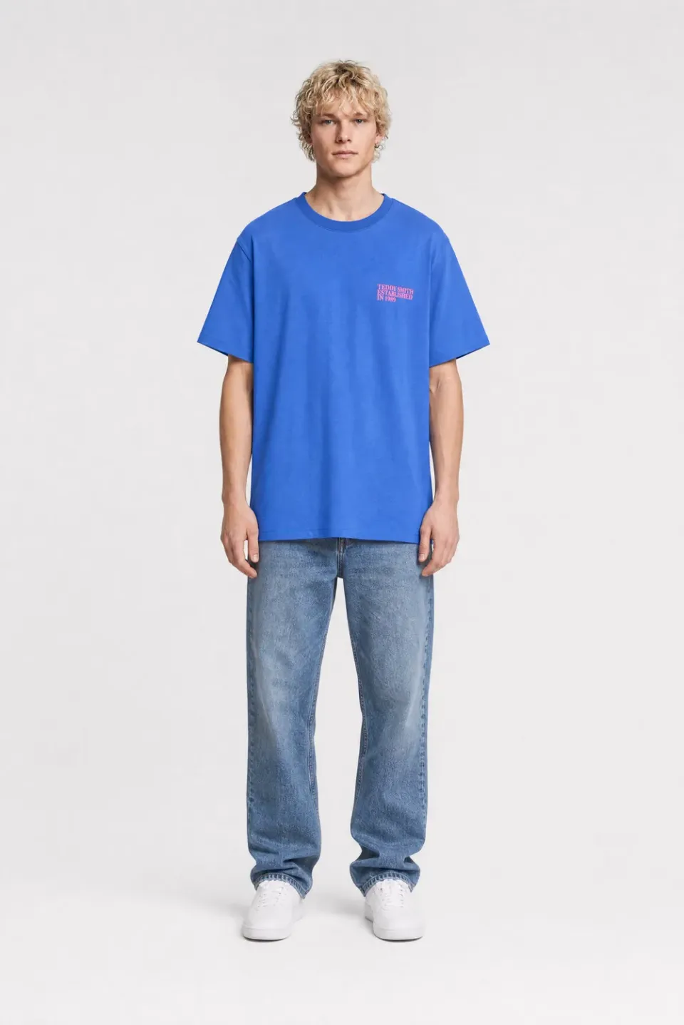 Teddy Smith T-Beware MC t-shirt uomo bleu pep's skate