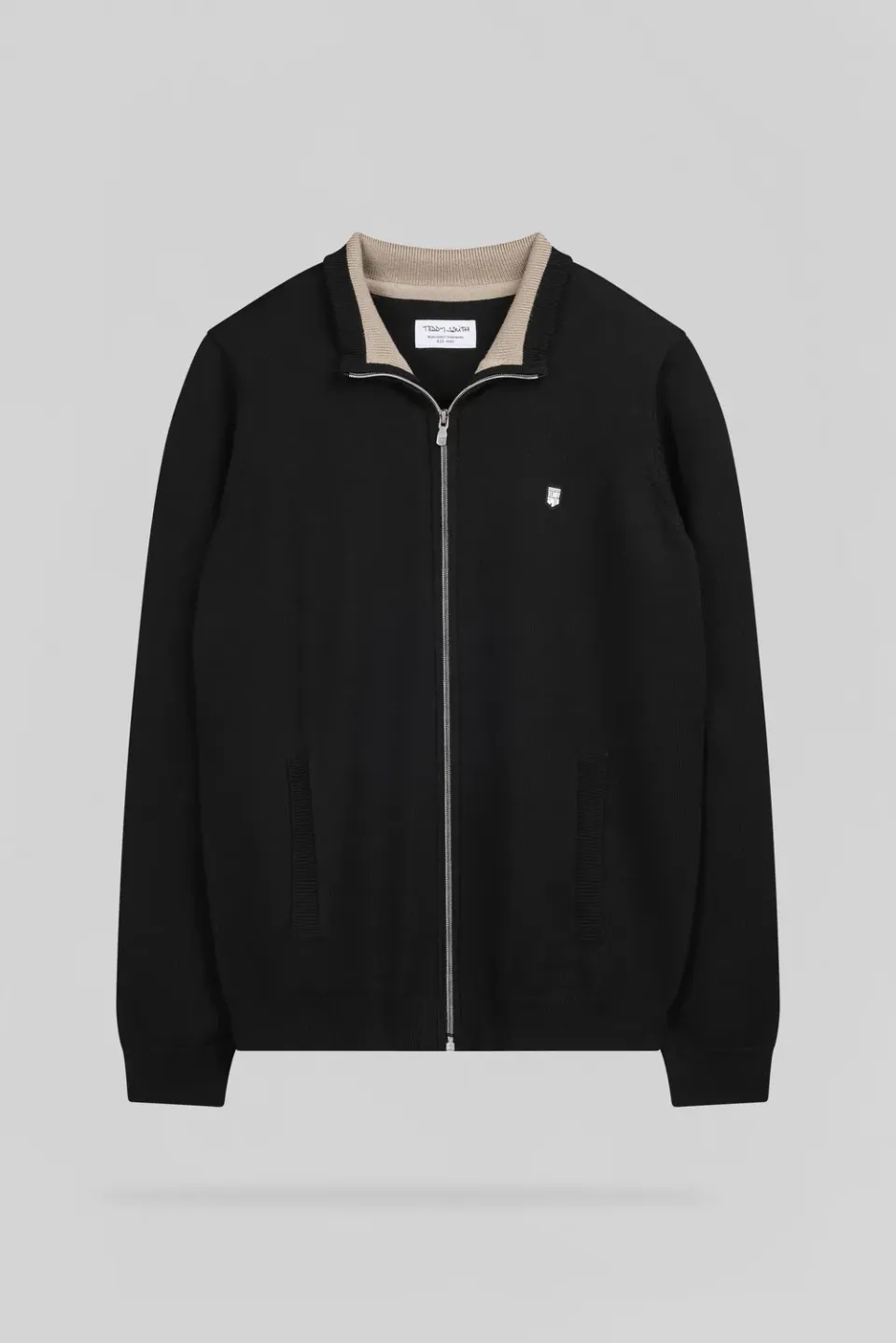 Teddy Smith G-Martyn Gilet Uomo Nero Zip