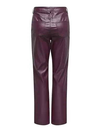ONLY Onlsadie pantaloni ecopelle donna M elasticizzati