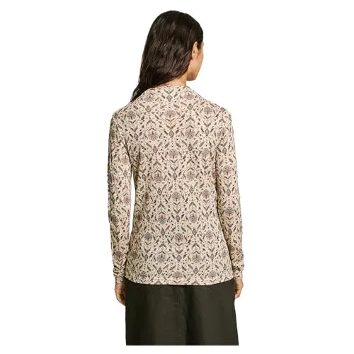 Pepe Jeans Eurice T-Shirt donna M maniche lunghe logo