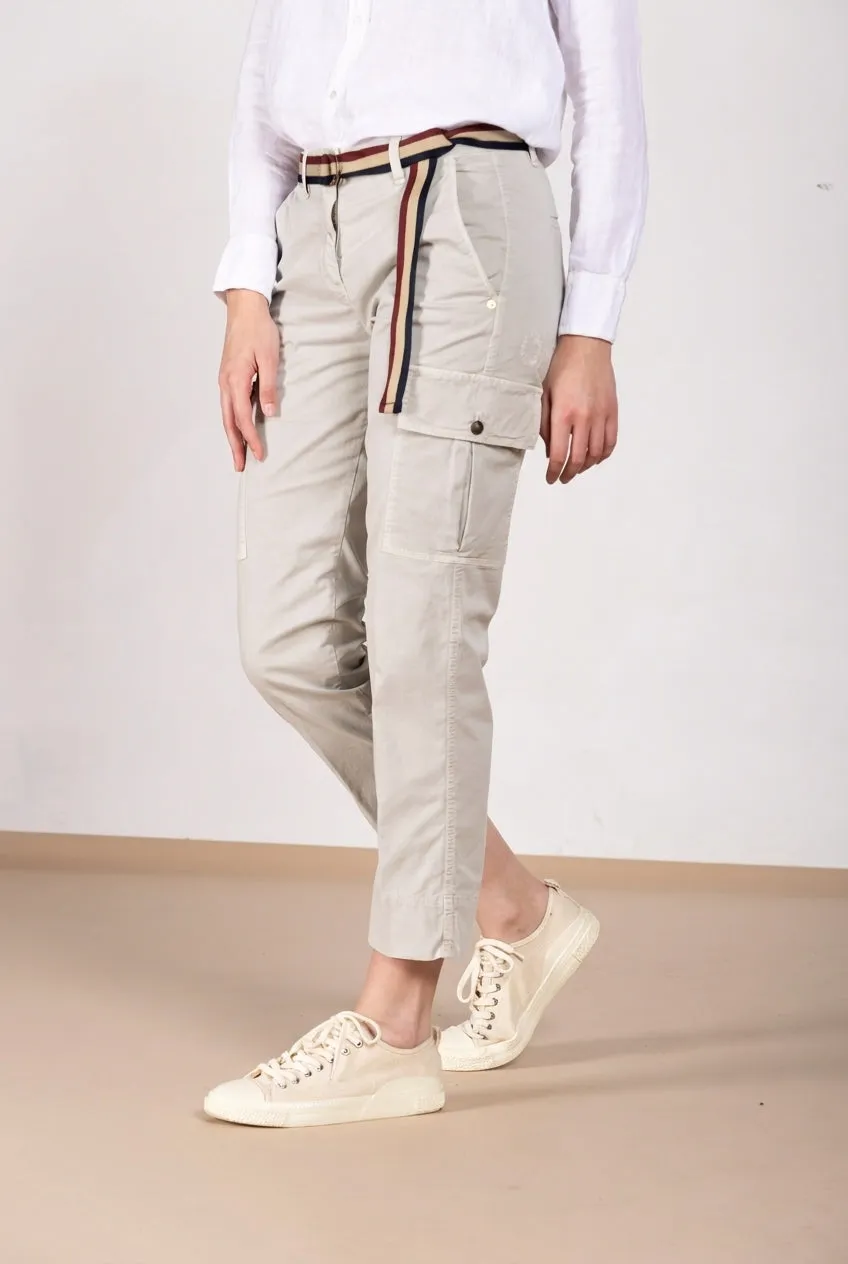 Mason's Marlene Cargo pantalone celeste carrot