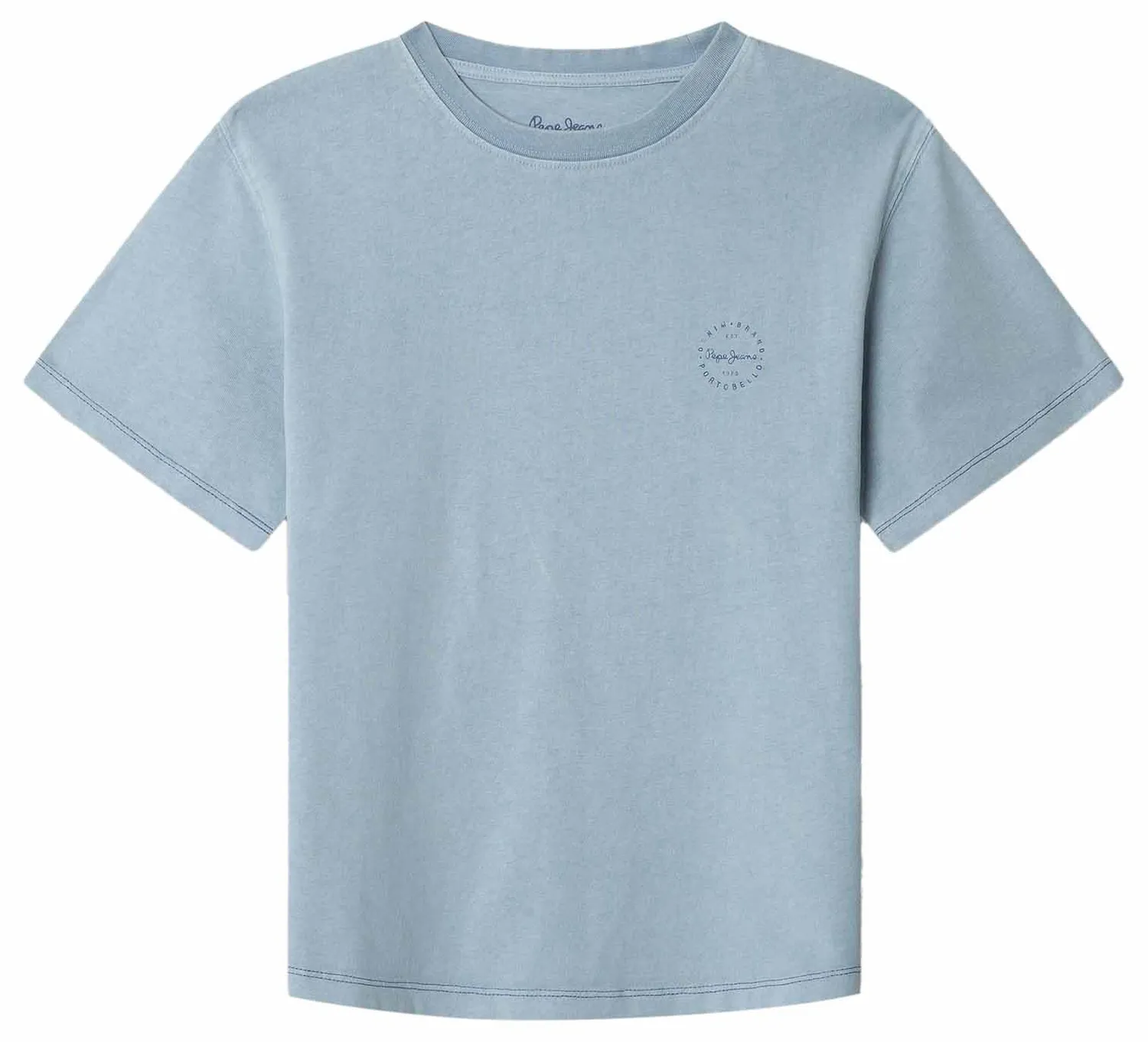 Pepe Jeans Harryson T-Shirt Bambino Celeste Cotone