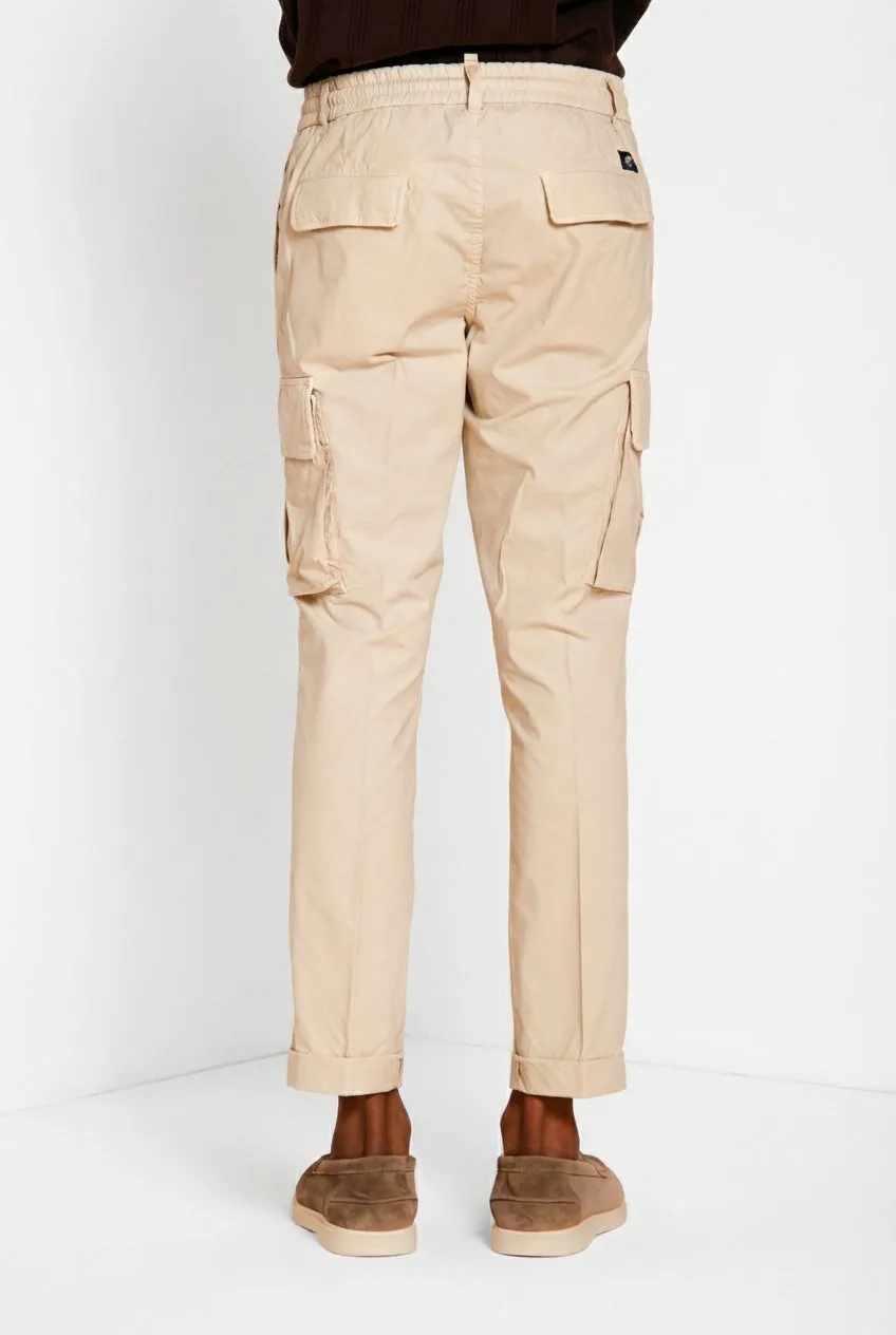 Mason's Chile Jogger pantalone cargo beige chiaro extra slim