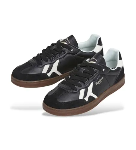 Pepe Jeans Ball Zero sneakers uomo 47 pelle nera