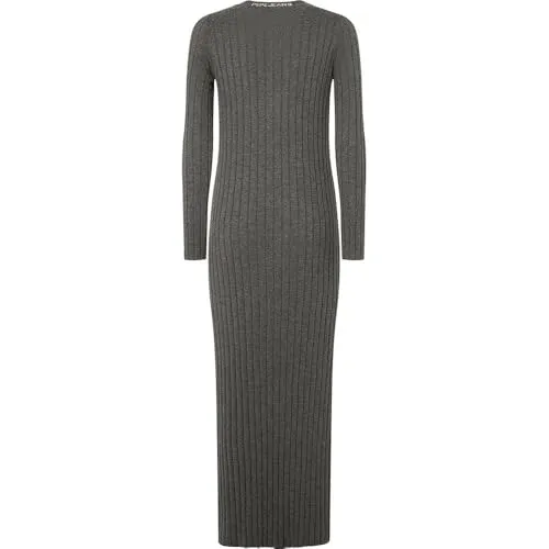 Pepe Jeans Izabel Vestito Donna M Lungo a Costine