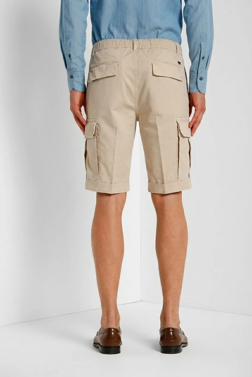 Mason’s Cargo M74 bermuda cargo uomo beige chiaro relaxed