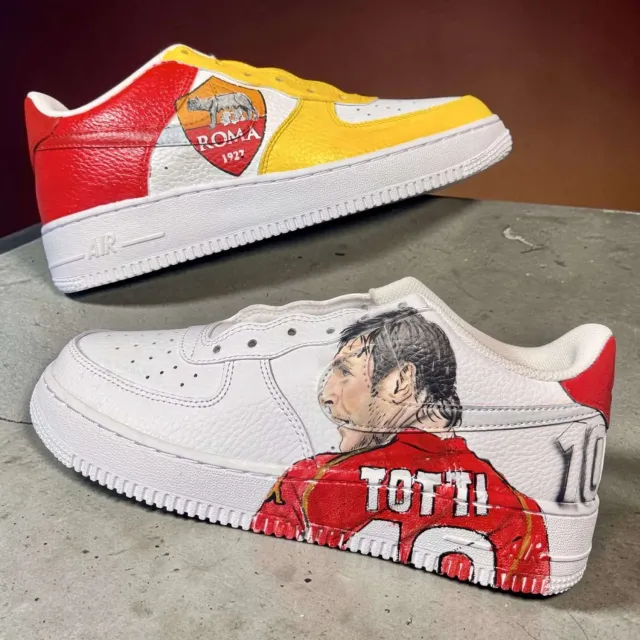 Nike Air Force 1 Francesco Totti sneakers dipinte a mano