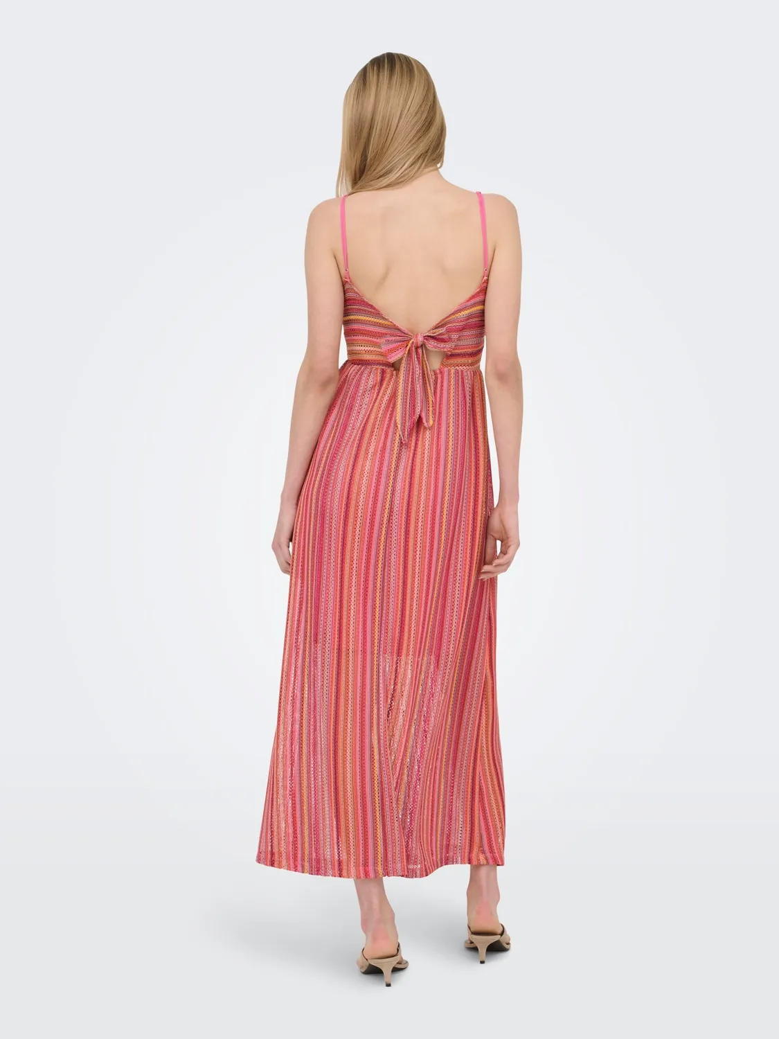 ONLY ONLSANDY vestito lungo lampone Raspberry