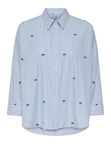 ONLY Onlzeidi Grace camicia donna M manica lunga fiocco
