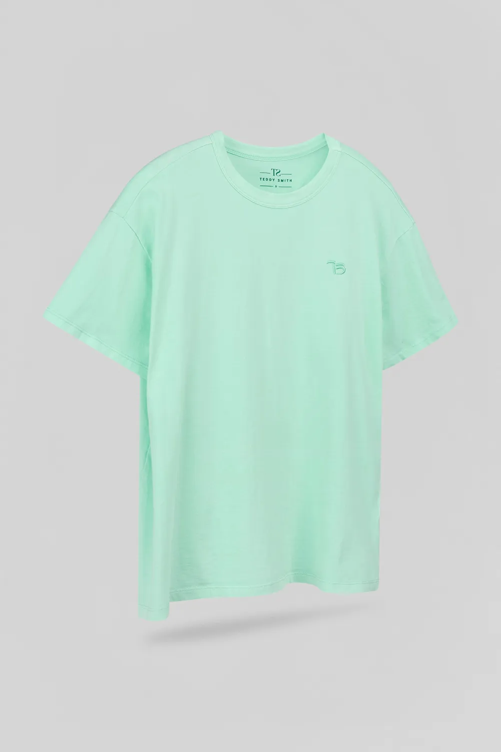 Teddy Smith T-Lava t-shirt oversize verde menta cotone