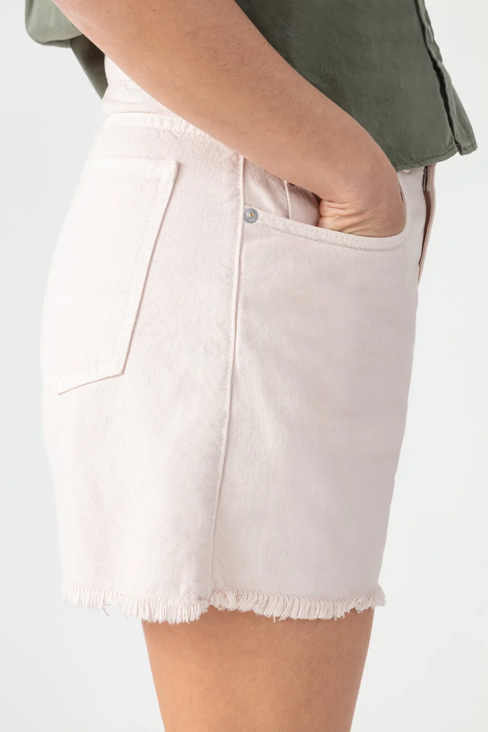 acquaverde Linny shorts Natural vita alta