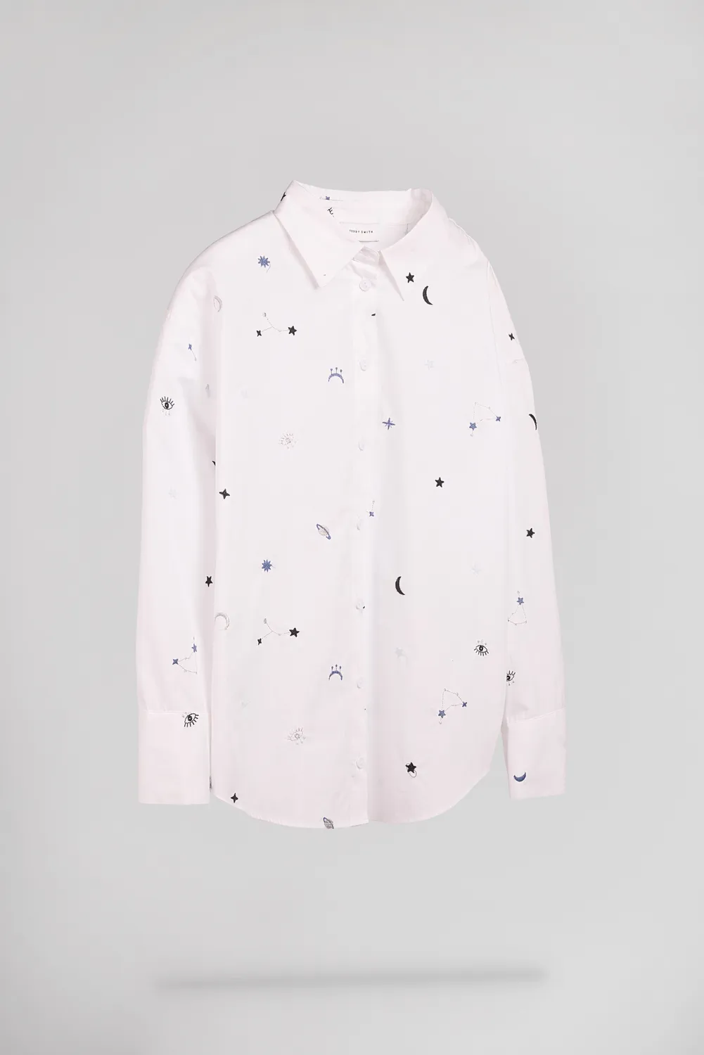 Teddy Smith C-Elena camicia fantasia bianco
