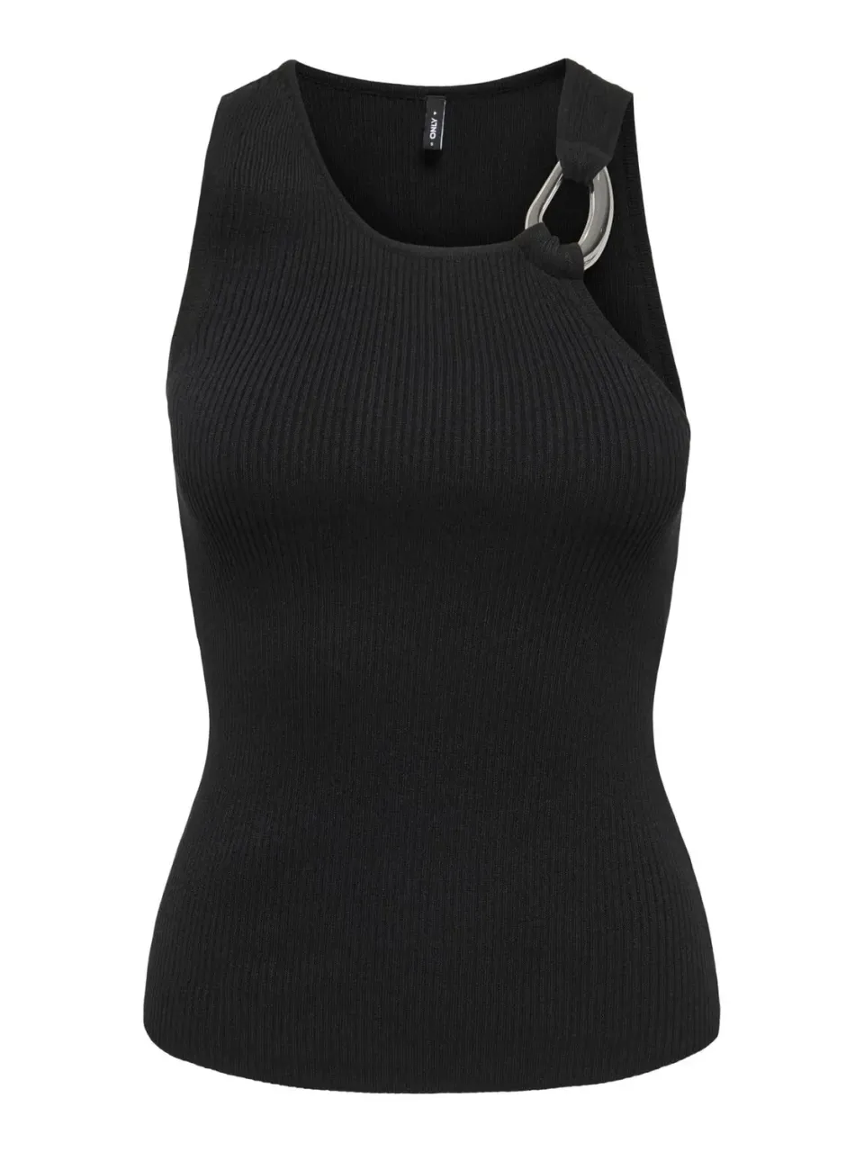 ONLY ONLMEDDI top donna nero smanicato