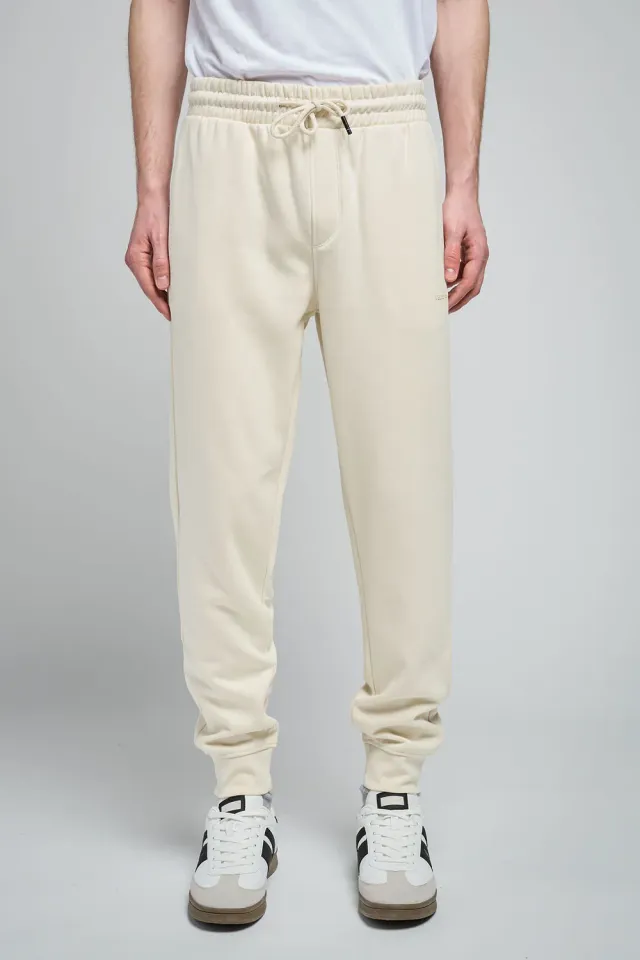 Teddy Smith P-Narky pantaloni tuta uomo ecru