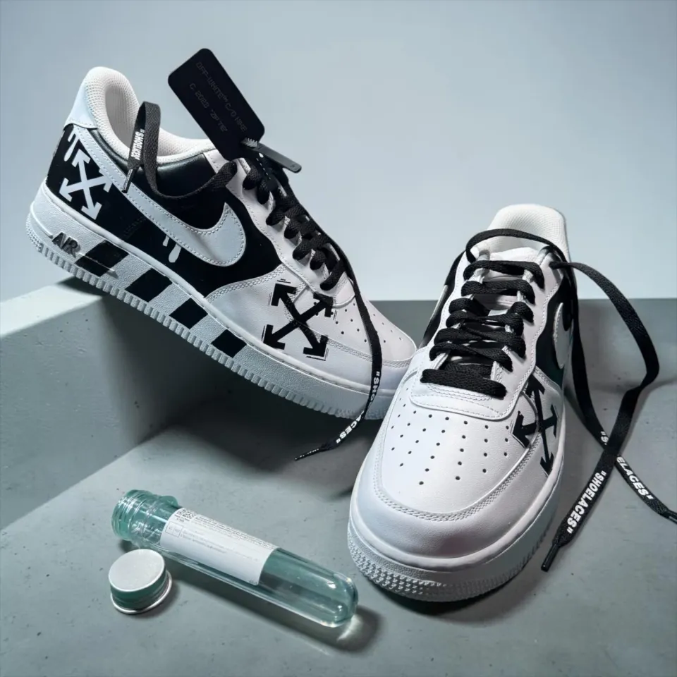 Nike Air Force 1 Off-White sneakers personalizzate stile