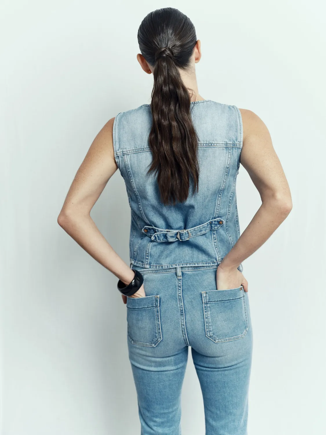 acquaverde Rider gilet denim light used