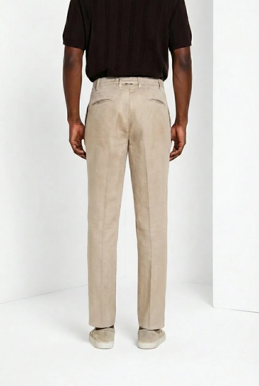 Mason's New York chino uomo beige chiaro lino regular